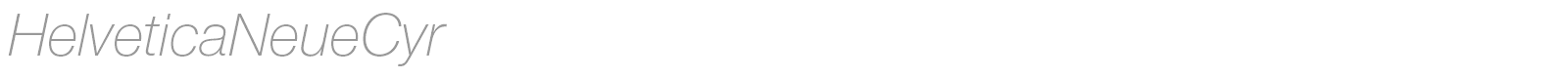 HelveticaNeueCyr font preview