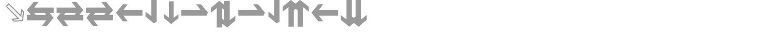 Hussar Motorway font preview