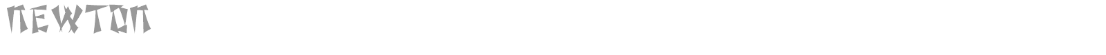 Newton font preview