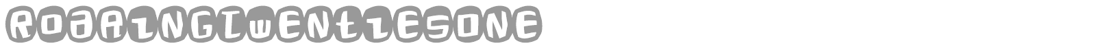 RoaringTwentiesOne font preview