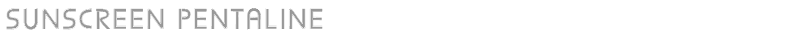 Sunscreen font preview
