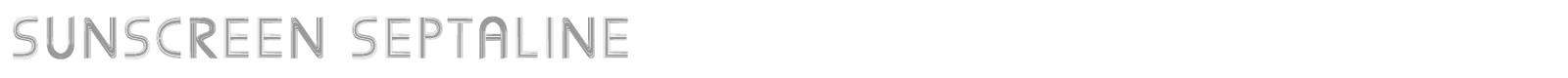 Sunscreen font preview