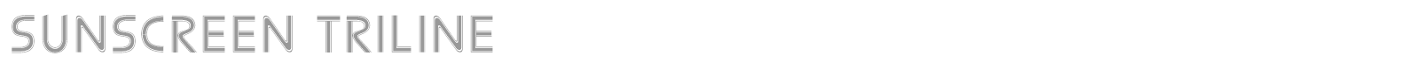 Sunscreen font preview