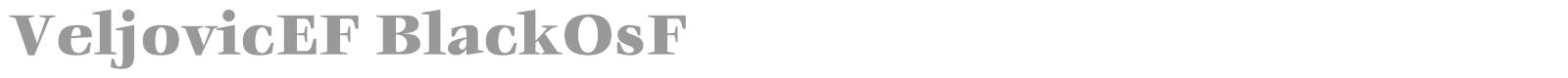 VeljovicEF font preview