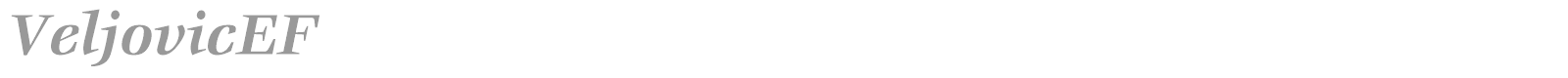 VeljovicEF font preview