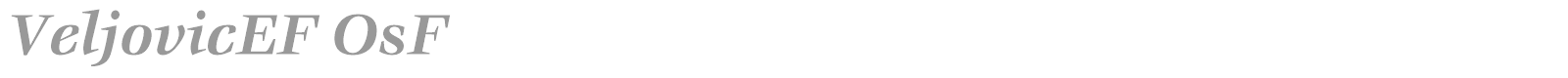 VeljovicEF font preview