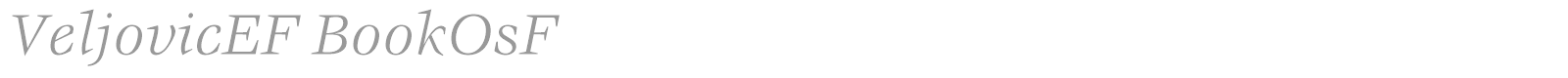 VeljovicEF font preview