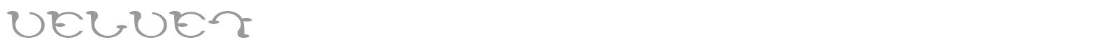 Velvet font preview