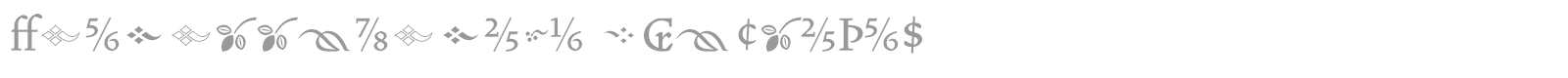 VendettaMedium font preview