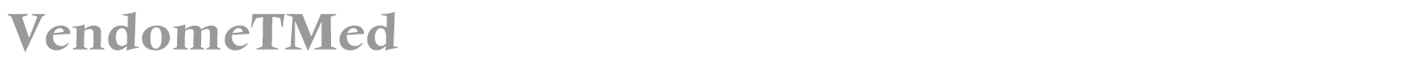 VendomeICG font preview