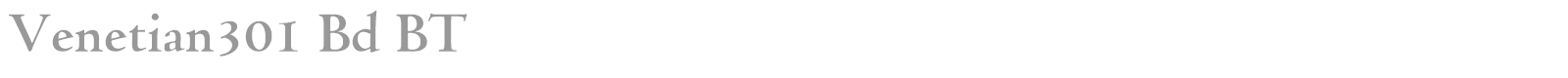 Venetian 301 font preview