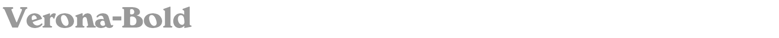 Verona-Regular font preview