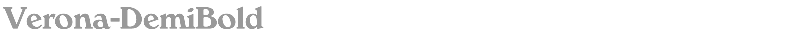 Verona-Regular font preview