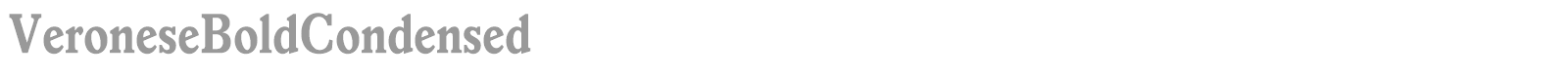 VeroneseMedium font preview