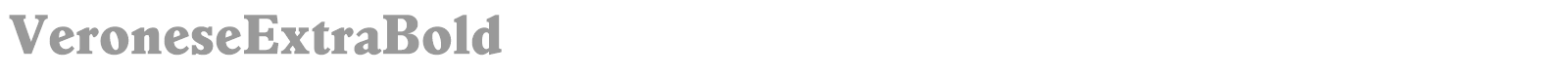 VeroneseMedium font preview