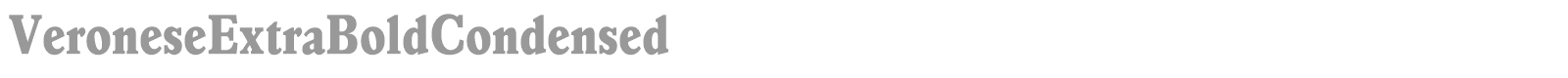 VeroneseMedium font preview