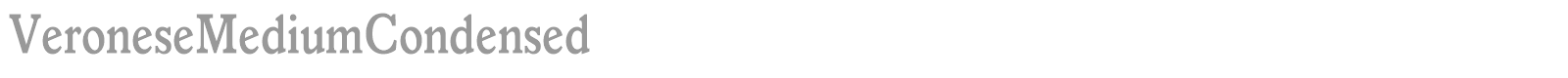 VeroneseMedium font preview