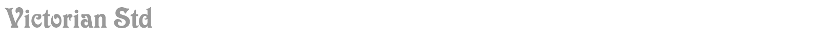Victorian Std font preview
