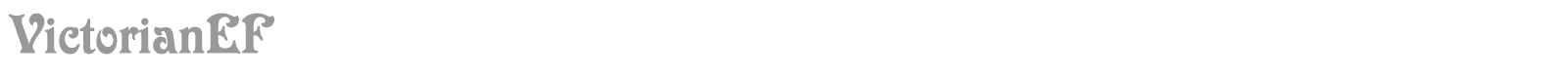 VictorianEF font preview
