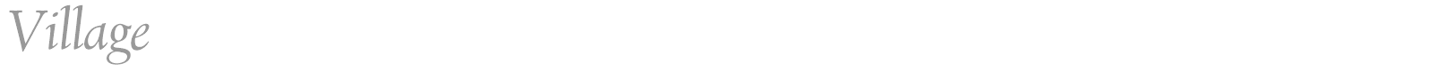 Village font preview
