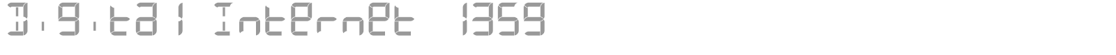 Digital Internet font preview