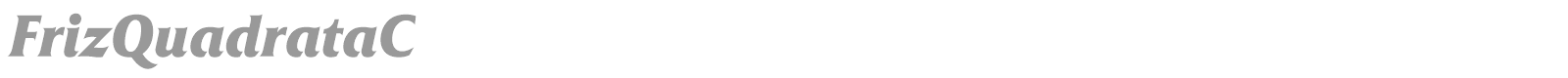 FrizQuadrataC font preview