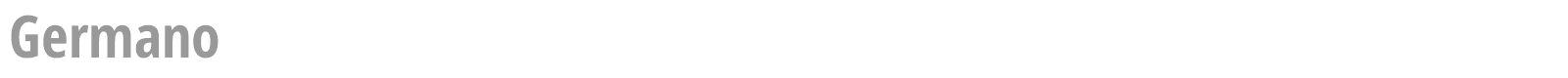 Germano font preview