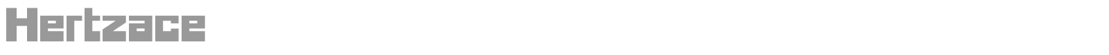 Hertzace font preview