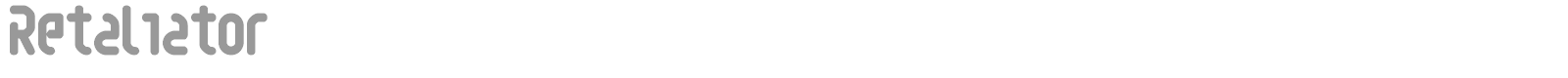 Retaliator font preview