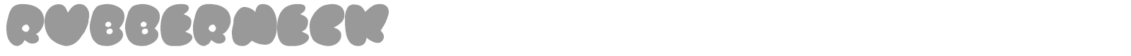 Rubber Neck font preview
