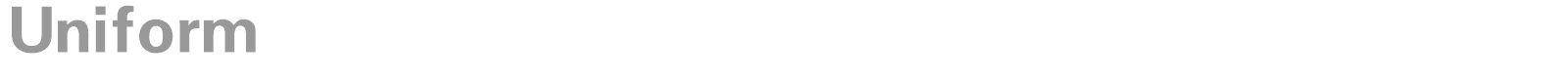 Uniform font preview