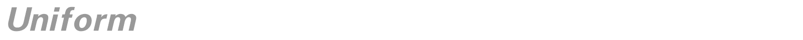 Uniform font preview