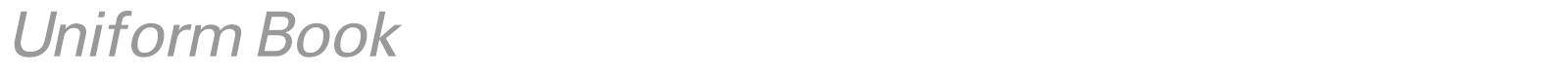 Uniform font preview