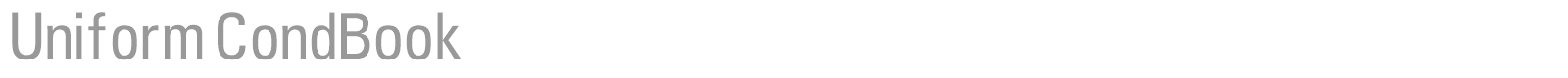 Uniform font preview