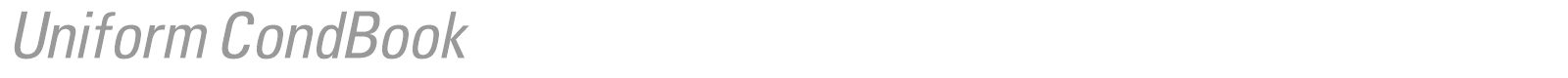 Uniform font preview