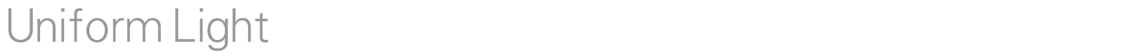 Uniform font preview