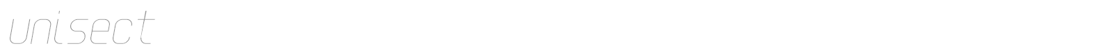 Unisect font preview