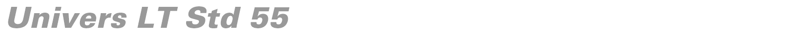 Univers LT Std font preview