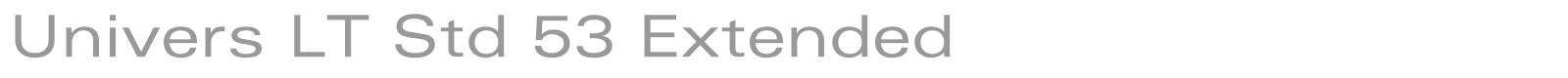 Univers LT Std font preview