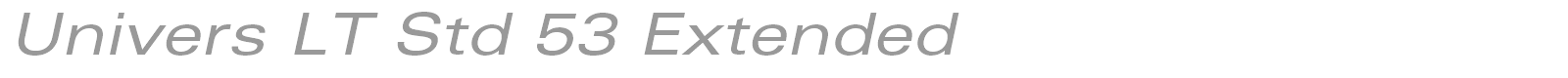 Univers LT Std font preview