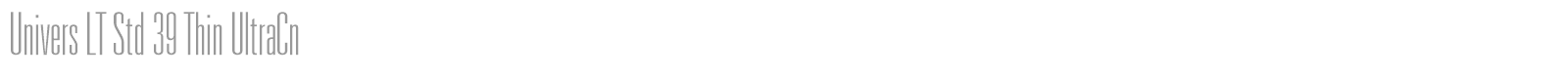 Univers LT Std font preview