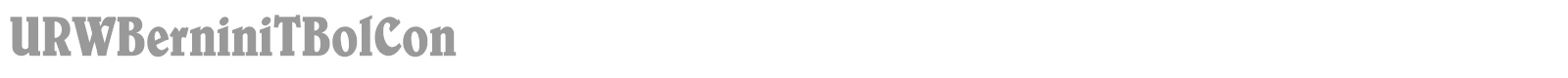 URWBerniniTBol font preview
