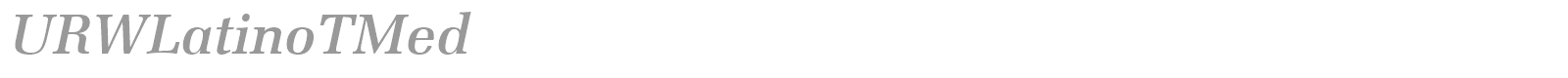 URWLatinoT font preview