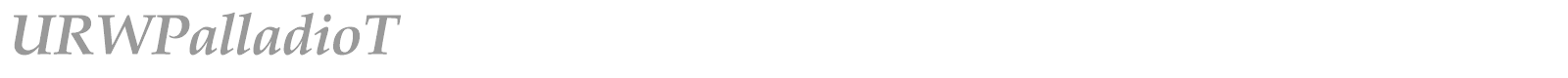 URWPalladioT font preview