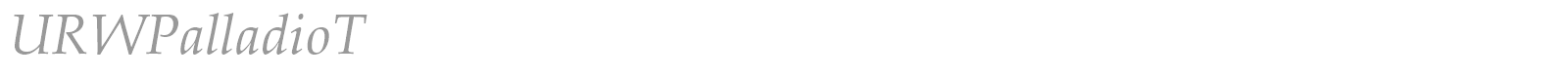 URWPalladioT font preview