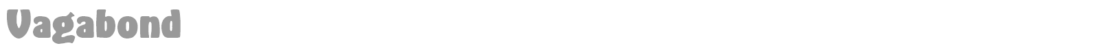 Vagabond font preview