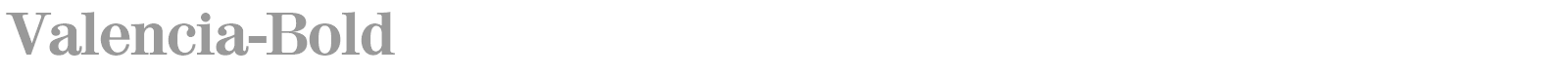 Valencia-Regular font preview