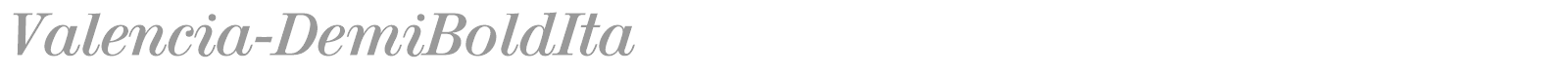 Valencia-Regular font preview