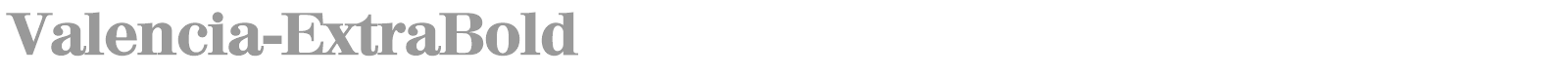 Valencia-Regular font preview