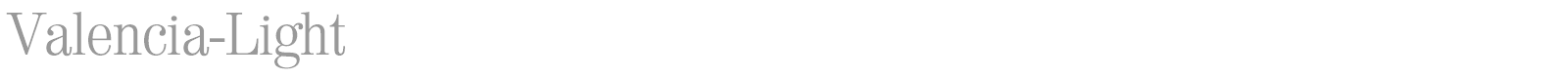 Valencia-Regular font preview